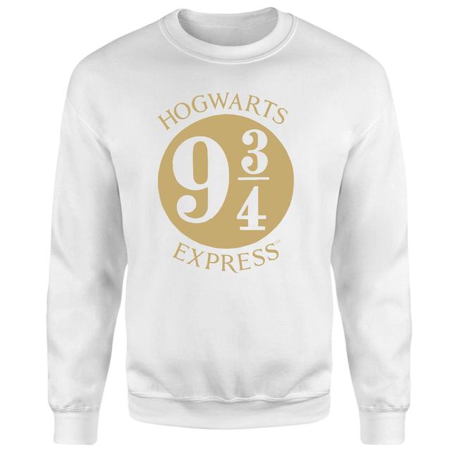 Harry Potter Platform Sweatshirt - White - S - Weiß on Productcaster.