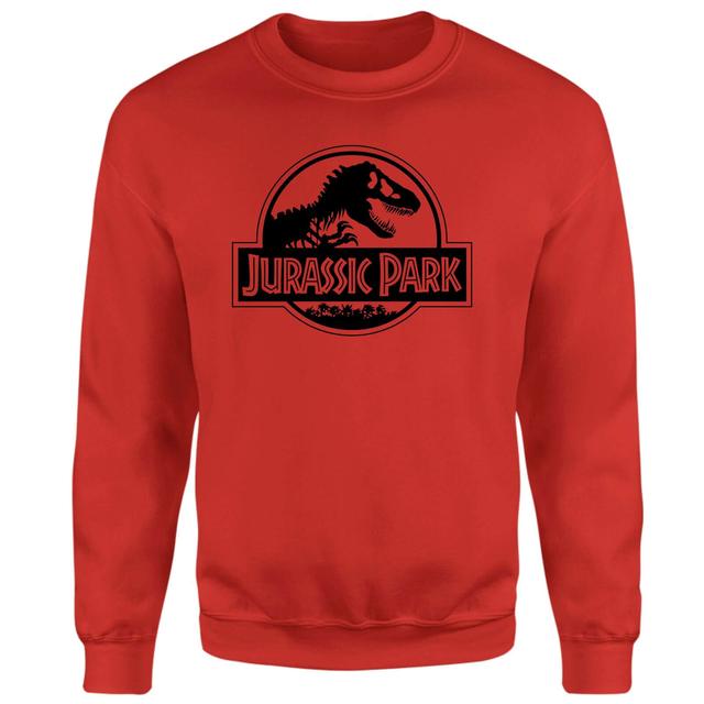 Sudadera con logotipo de Jurassic Park - Rojo - L - Rojo on Productcaster.