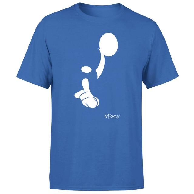 Shush Men's T-Shirt - Blue - M - Blue on Productcaster.