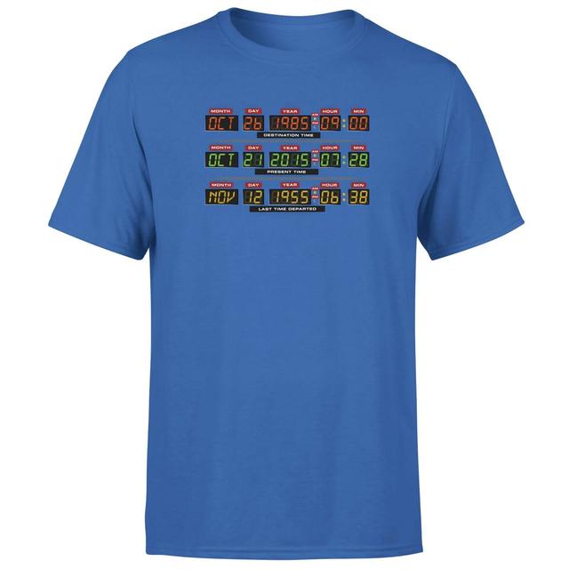 Camiseta Back To The Future Destination Clock - Hombre - Azul - L - Blue on Productcaster.