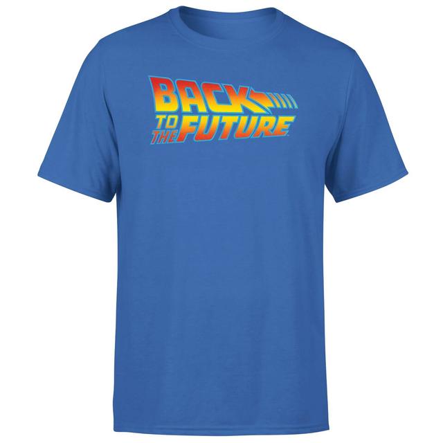 Camiseta Back To The Future Classic Logo para hombre - Azul - L - Blue on Productcaster.