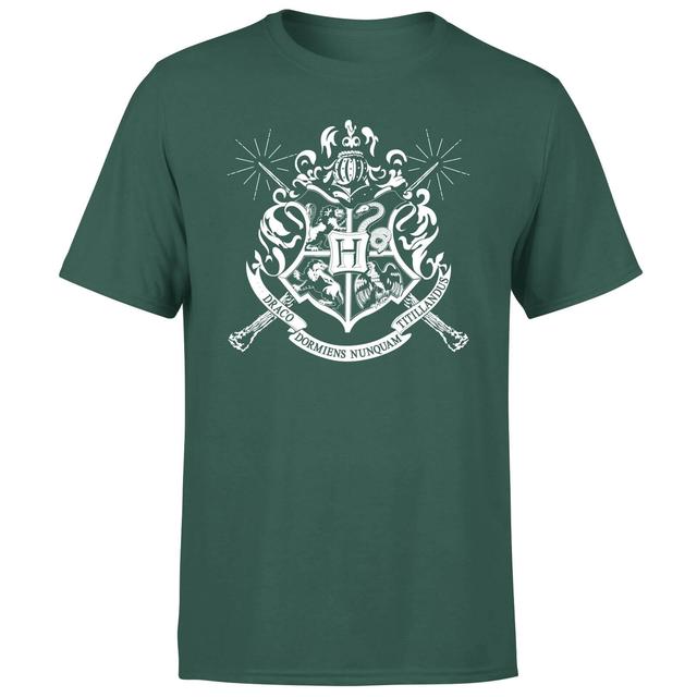 Harry Potter Hogwarts House Crest Men's T-Shirt - Green - L - Green on Productcaster.