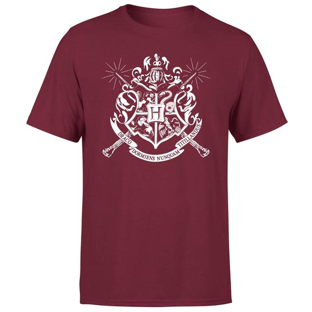 Camiseta con escudo de la casa de Hogwarts de Harry Potter - Burdeos - S - Borgoña on Productcaster.