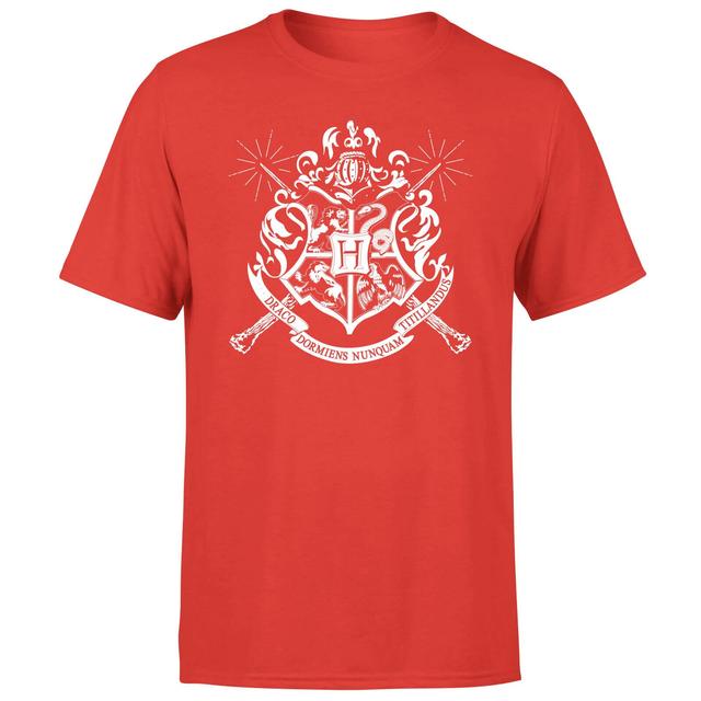 Harry Potter Hogwarts House Crest Men's T-Shirt - Red - M - Red on Productcaster.