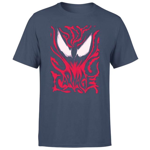 Venom Carnage Men's T-Shirt - Navy - M - Marineblau on Productcaster.