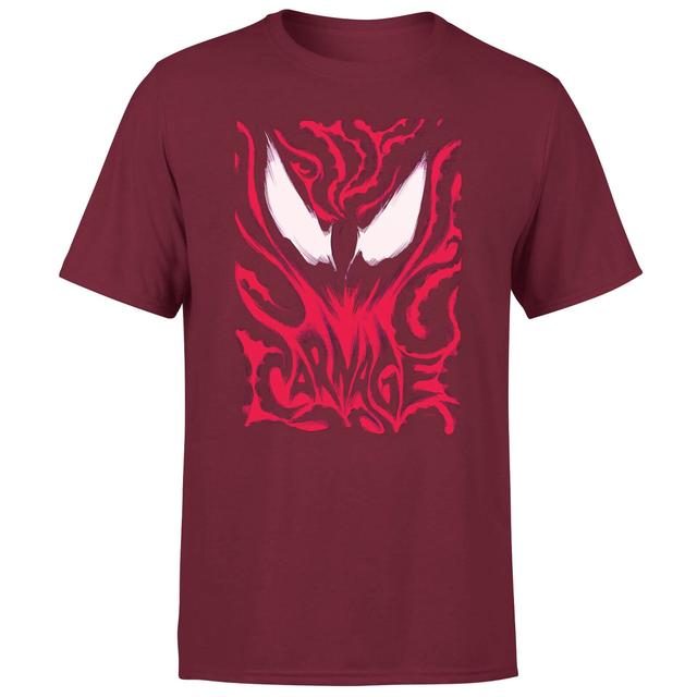 Camiseta para hombre Venom Carnage - Burdeos - L - Burgundy on Productcaster.