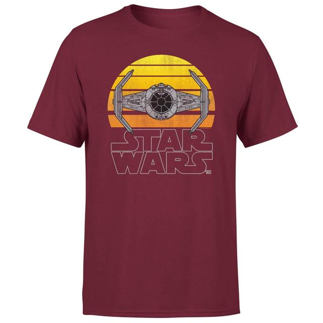 Camiseta Classic Sunset Tie para hombre de Star Wars - Burdeos - XS - Burgundy on Productcaster.