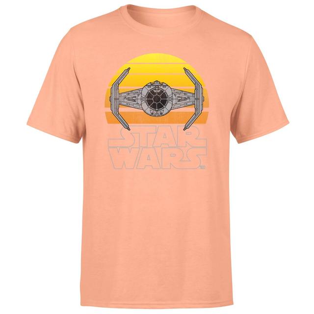 Star Wars Classic Sunset Tie Men's T-Shirt - Coral - XS - Corail on Productcaster.