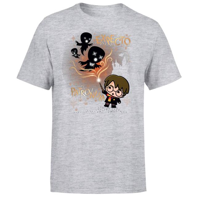 Harry Potter Kids Expecto Patronum Men's T-Shirt - Grey - XS - Grey on Productcaster.