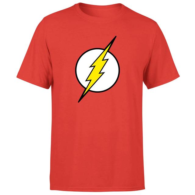 Justice League Flash Logo Men's T-Shirt - Red - L - Rot on Productcaster.