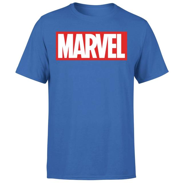 Camiseta Logo de Marvel para hombre - Azul - S - Blue on Productcaster.