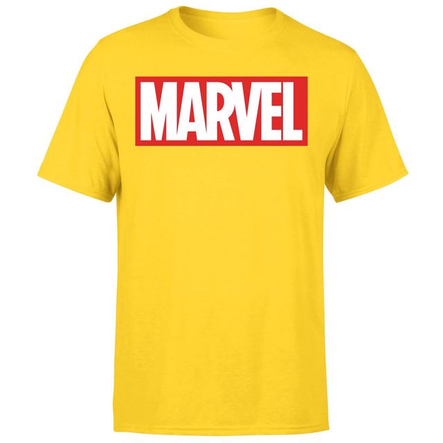 Camiseta Logo de Marvel para hombre - Amarillo - S - Amarillo on Productcaster.