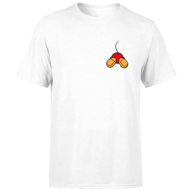 Disney Mickey Mouse Backside Men's T-Shirt - White - L on Productcaster.