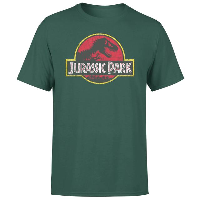 Camiseta vintage Logo de Jurassic Park para hombre - Verde - M - Verde on Productcaster.