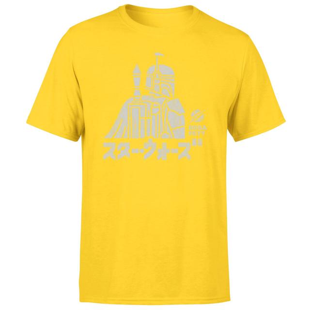 Camiseta Kana Boba Fett para hombre de Star Wars - Amarillo - M - Amarillo on Productcaster.