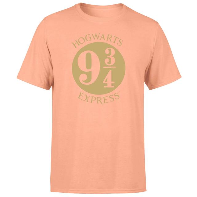 Harry Potter Platform Men's T-Shirt - Coral - XL - Coral on Productcaster.