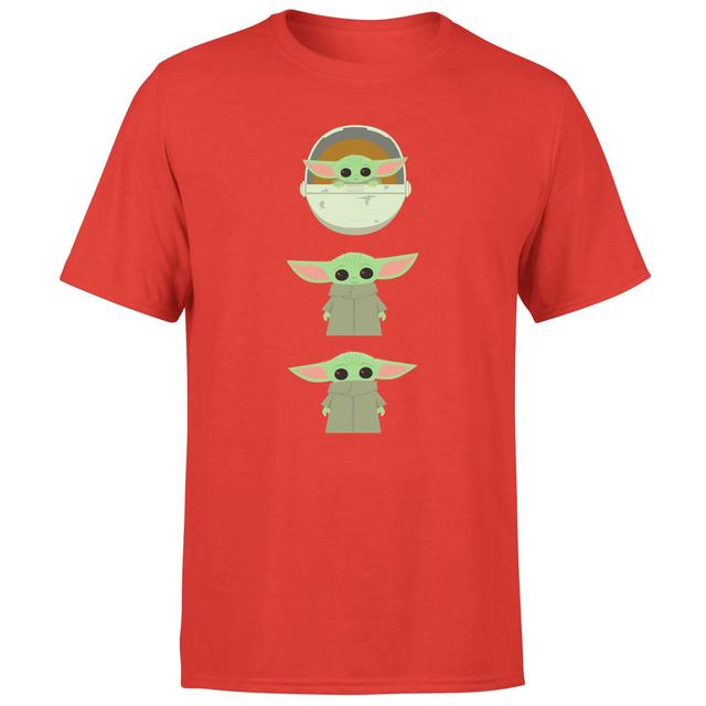 Camiseta The Child Poses para hombre de The Mandalorian - Rojo - XL - Rojo on Productcaster.