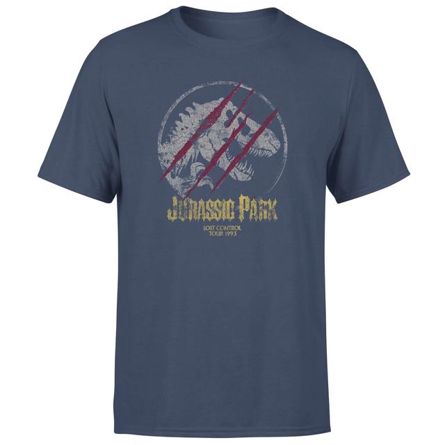 Jurassic Park Lost Control Men's T-Shirt - Navy - XXL - Blu Navy on Productcaster.