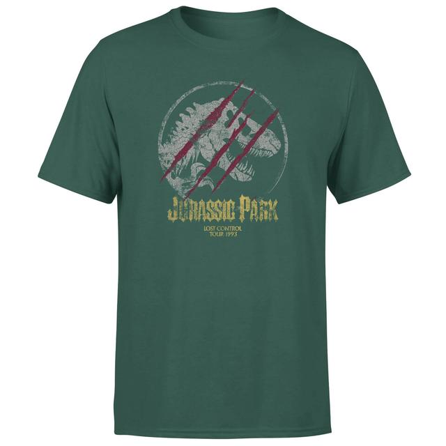 Jurassic Park Lost Control Men's T-Shirt - Green - M - Green on Productcaster.