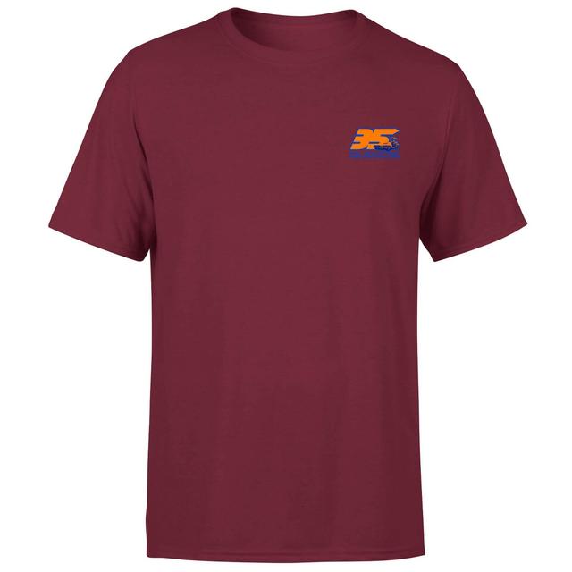 Camiseta para hombre Back To The Future 35 Hill Valley Front - Burdeos - L - Burgundy on Productcaster.