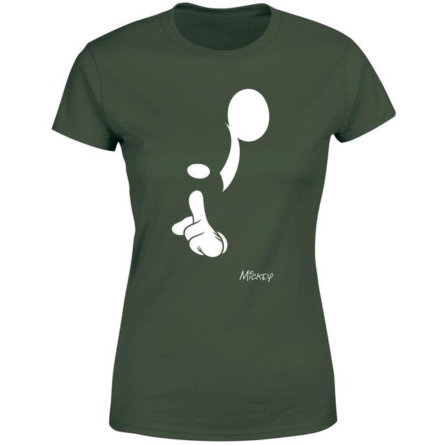 Camiseta para mujer Disney Shush - Verde - L - Verde on Productcaster.