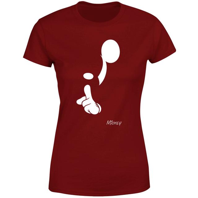 Disney Shush Women's T-Shirt - Burgundy - S - Burgundy on Productcaster.