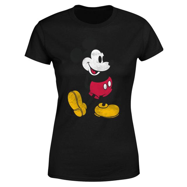 Camiseta para mujer Disney Mickey Mouse Classic Kick - Negro - L - Negro on Productcaster.