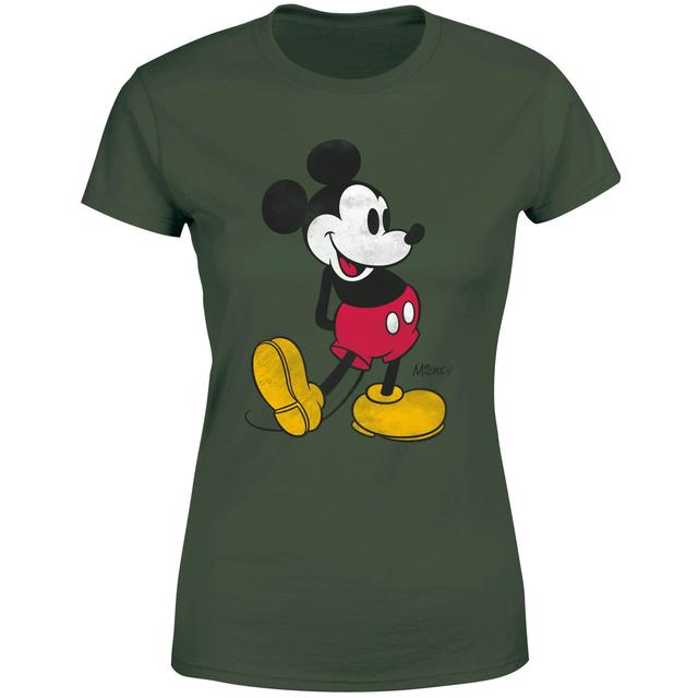 Disney Mickey Mouse Classic Kick Women's T-Shirt - Green - M - Green on Productcaster.