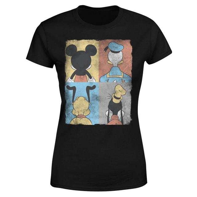 Camiseta para mujer Pato Donald Mickey Mouse Pluto Goofy Tiles Disney - Negro - 5XL - Negro on Productcaster.