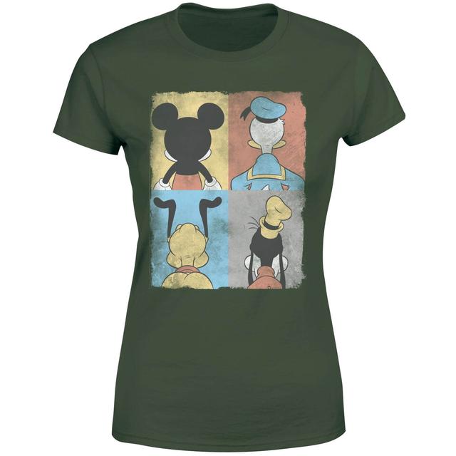 Camiseta para mujer Pato Donald Mickey Mouse Pluto Goofy Tiles Disney - Verde - XXL - Verde on Productcaster.