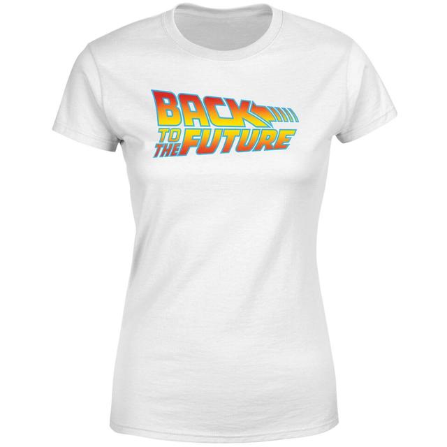 Camiseta Back To The Future Classic Logo para mujer - Blanco - L - Blanco on Productcaster.