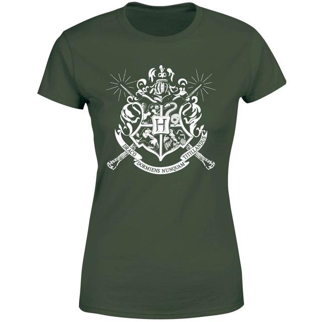 Camiseta Hogwarts House Crest para mujer de Harry Potter - Verde - S - Verde on Productcaster.