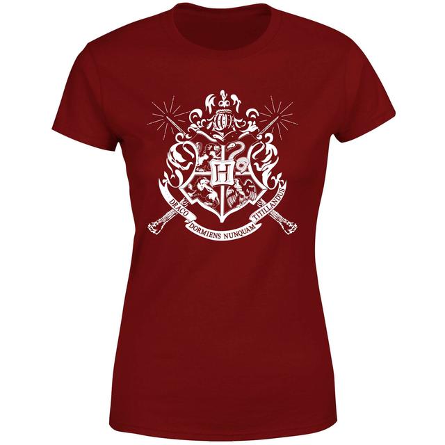 Harry Potter Hogwarts House Crest Women's T-Shirt - Burgundy - M - Burgundy on Productcaster.