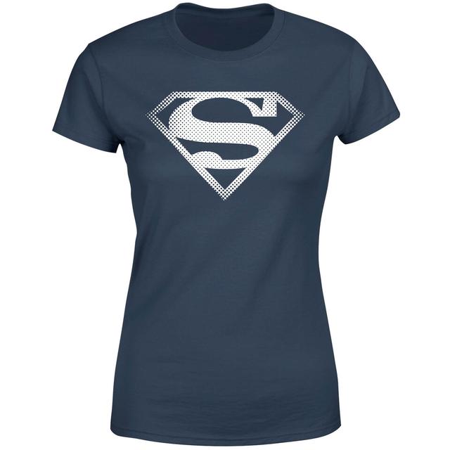 Superman Spot Logo Women's T-Shirt - Navy - M - Marinblå on Productcaster.