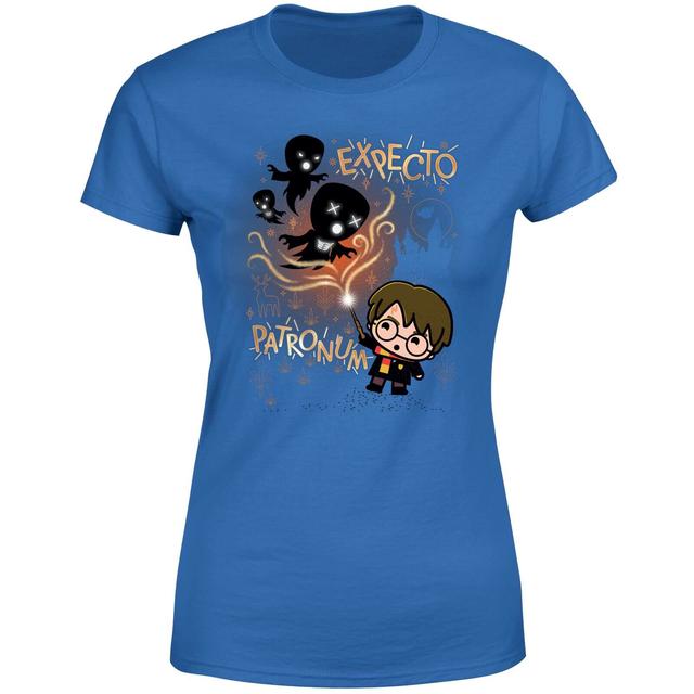 Harry Potter Kids Expecto Patronum Women's T-Shirt - Blue - XS - Blue on Productcaster.