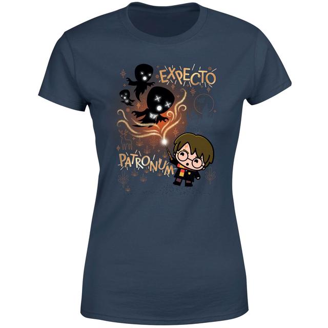 Camiseta para mujer Expecto Patronum para niños de Harry Potter - Azul marino - XS - Azul Marino on Productcaster.