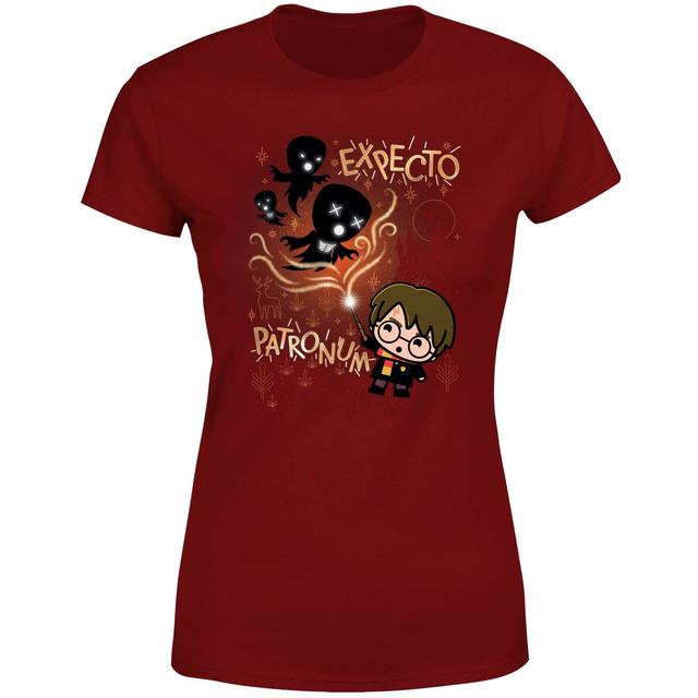 Camiseta para mujer Expecto Patronum para niños de Harry Potter - Burdeos - XS - Burgundy on Productcaster.