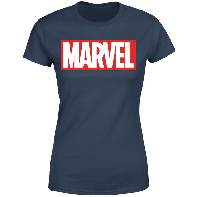 Marvel Logo Women's T-Shirt - Navy - XL - Navy on Productcaster.