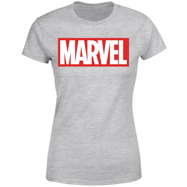 Camiseta para mujer Marvel Logo - Gris - 3XL - Grey on Productcaster.