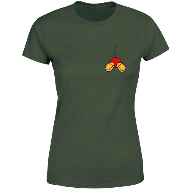 Disney Mickey Mouse Backside Women's T-Shirt - Green - L on Productcaster.