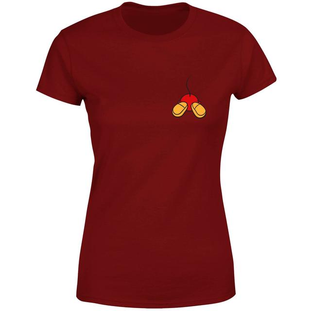 Disney Mickey Mouse Backside Women's T-Shirt - Burgundy - M - Burgundy on Productcaster.