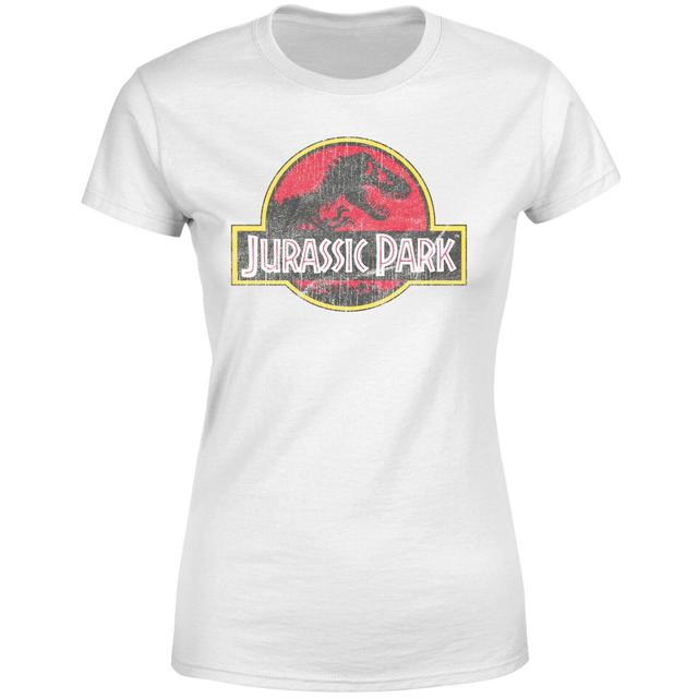 Camiseta vintage Logo de Jurassic Park para mujer - Blanco - 3XL - Blanco on Productcaster.