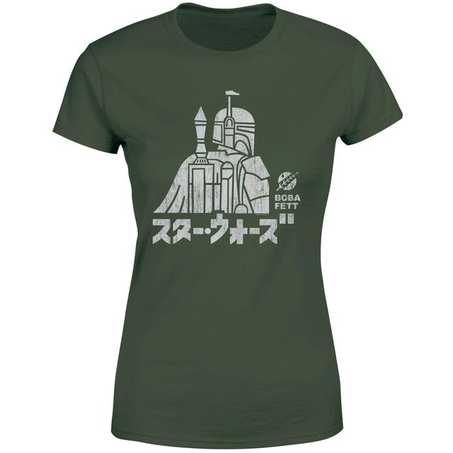 Camiseta Kana Boba Fett para mujer de Star Wars - Verde - XS - Verde on Productcaster.