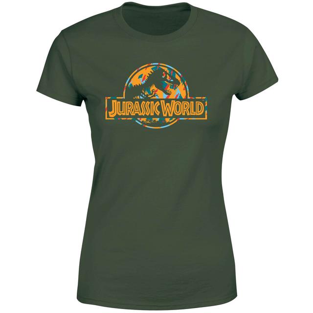 Camiseta para mujer Jurassic Park Logo Tropical - Verde - XL - Verde on Productcaster.