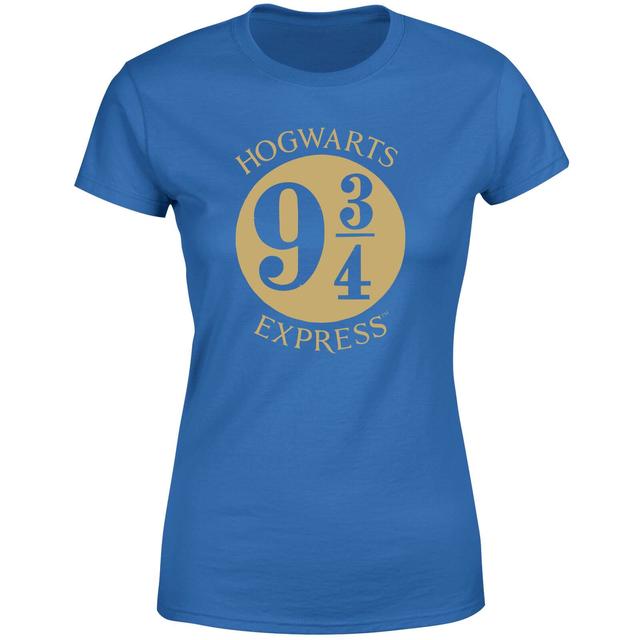 Harry Potter Platform Women's T-Shirt - Blue - XS - Blue on Productcaster.