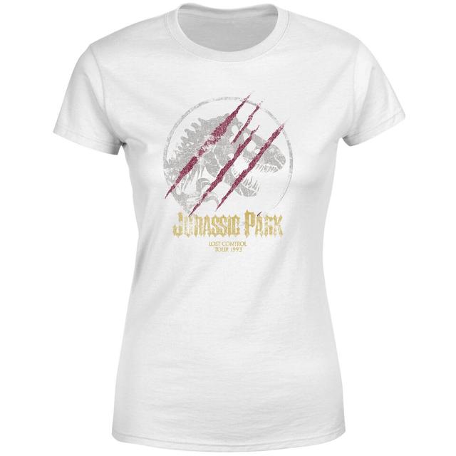 Camiseta Jurassic Park Lost Control para mujer - Blanco - 3XL - Blanco on Productcaster.