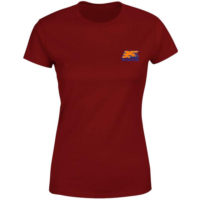 Back To The Future 35 Hill Valley Front Women's T-Shirt - Burgundy - M - Burgundy on Productcaster.