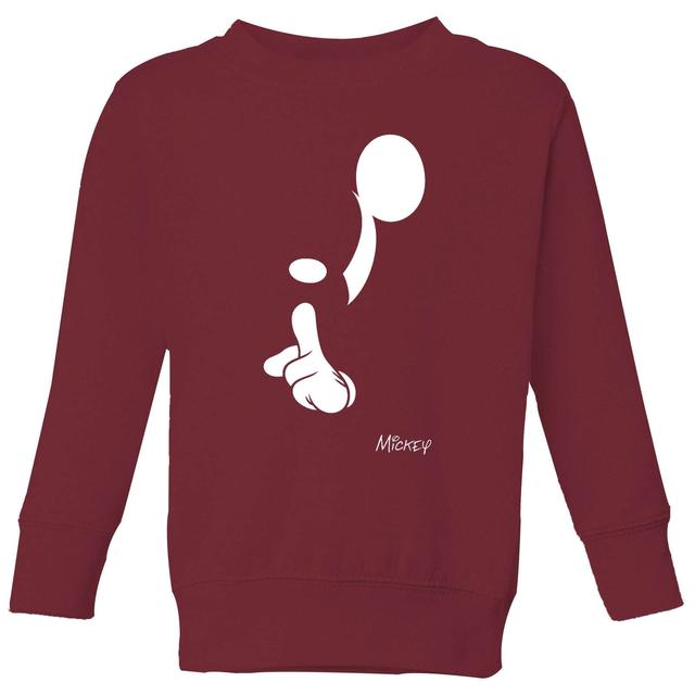 Disney Shush Kids' Sweatshirt - Burgundy - 5-6 Anni - Burgundy on Productcaster.