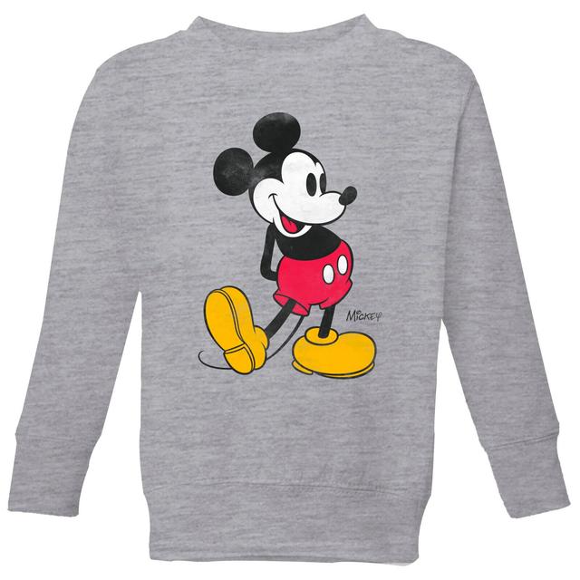 Sudadera para niños Classic Kick de Mickey Mouse Disney - Gris - 5-6 años - Grey on Productcaster.