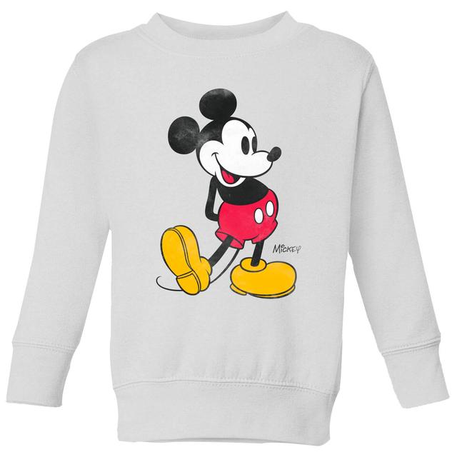 Sudadera para niños Classic Kick de Mickey Mouse Disney - Blanco - 7-8 años - Blanco on Productcaster.